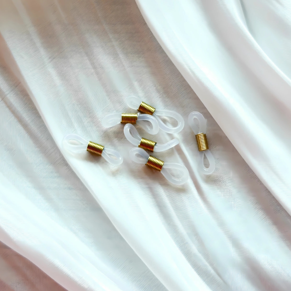 6 Gummischlaufen für DIY Sonnenbrillenketten