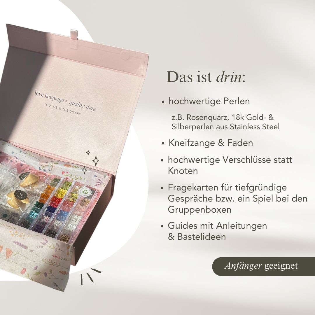 Perlenbastelset Erlebnisgeschenk - the diyary