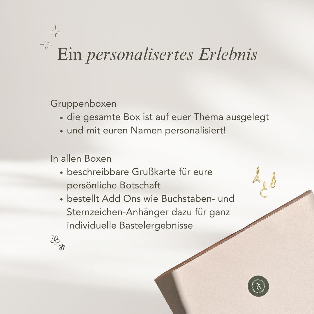 Perlenbastelset Erlebnisgeschenk - the diyary