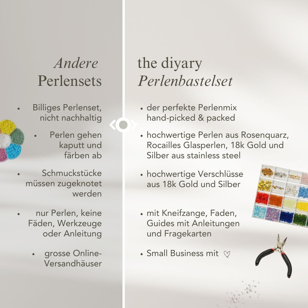 Perlenbastelset Erlebnisgeschenk - the diyary