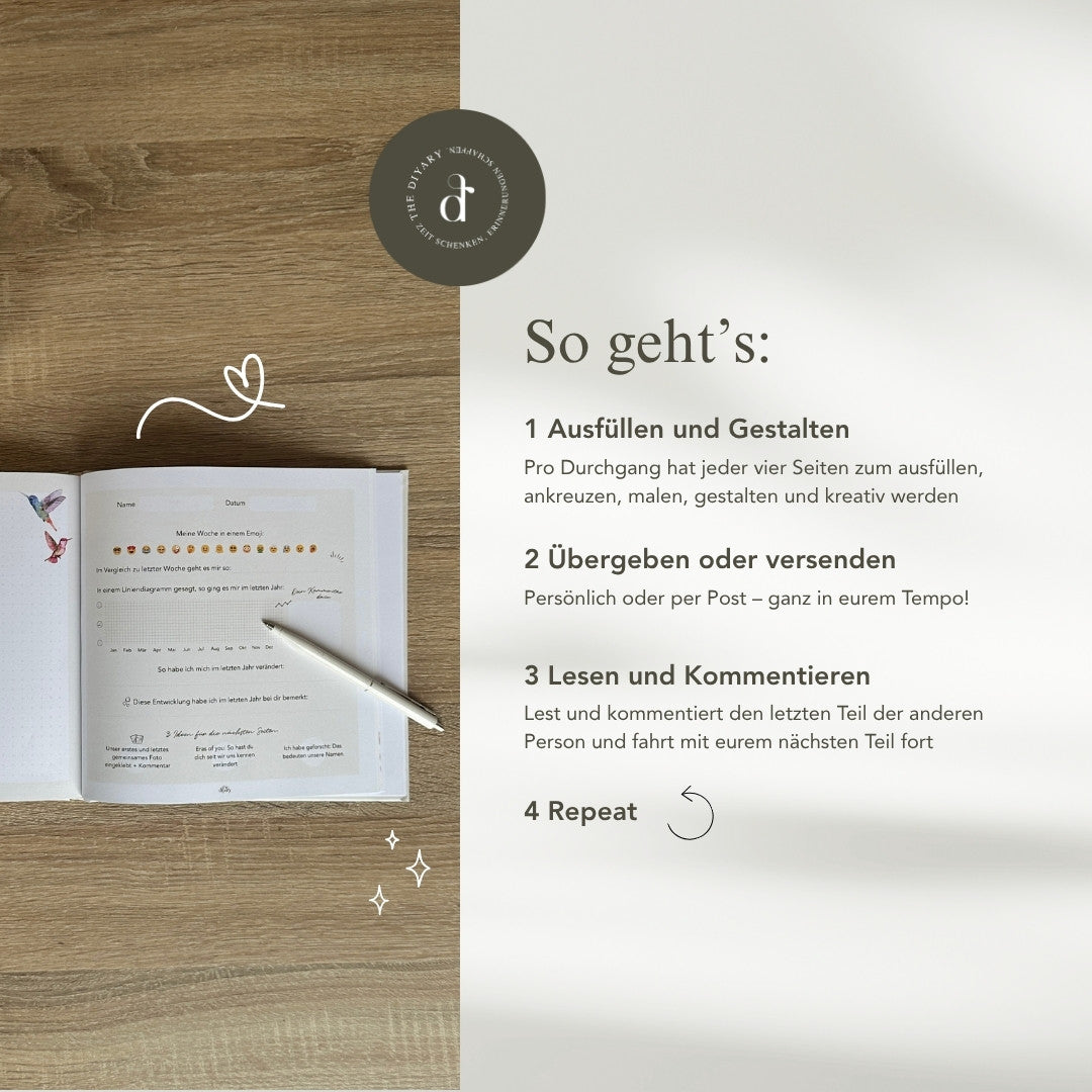 Letters to us – Freundschafts-Tagebuch