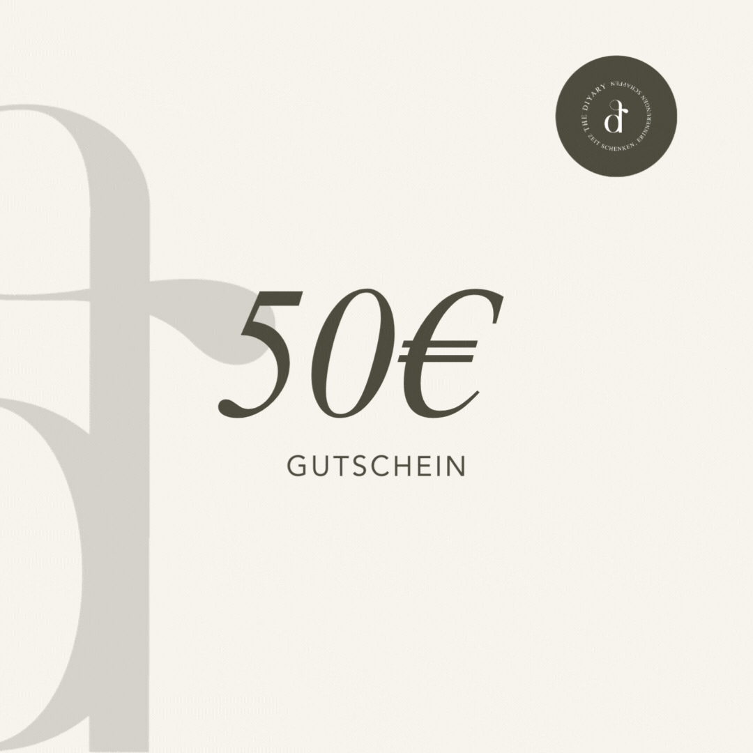 Gutschein zum Ausdrucken - the diyary